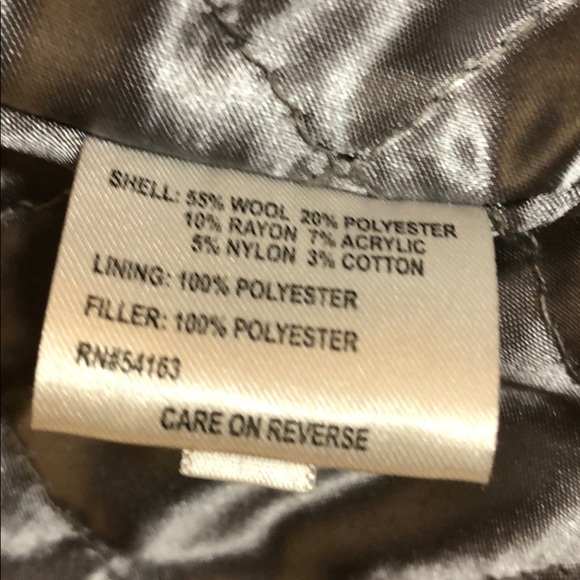 Calvin Klein Men’s Black Wool Blend Jacket SZ XL - Picture 4 of 16